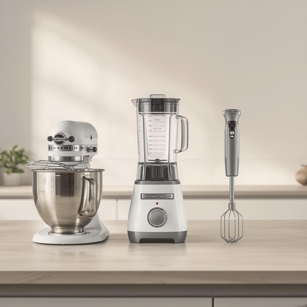 Μίξερ, Μπλέντερ, Κουζινομηχανές