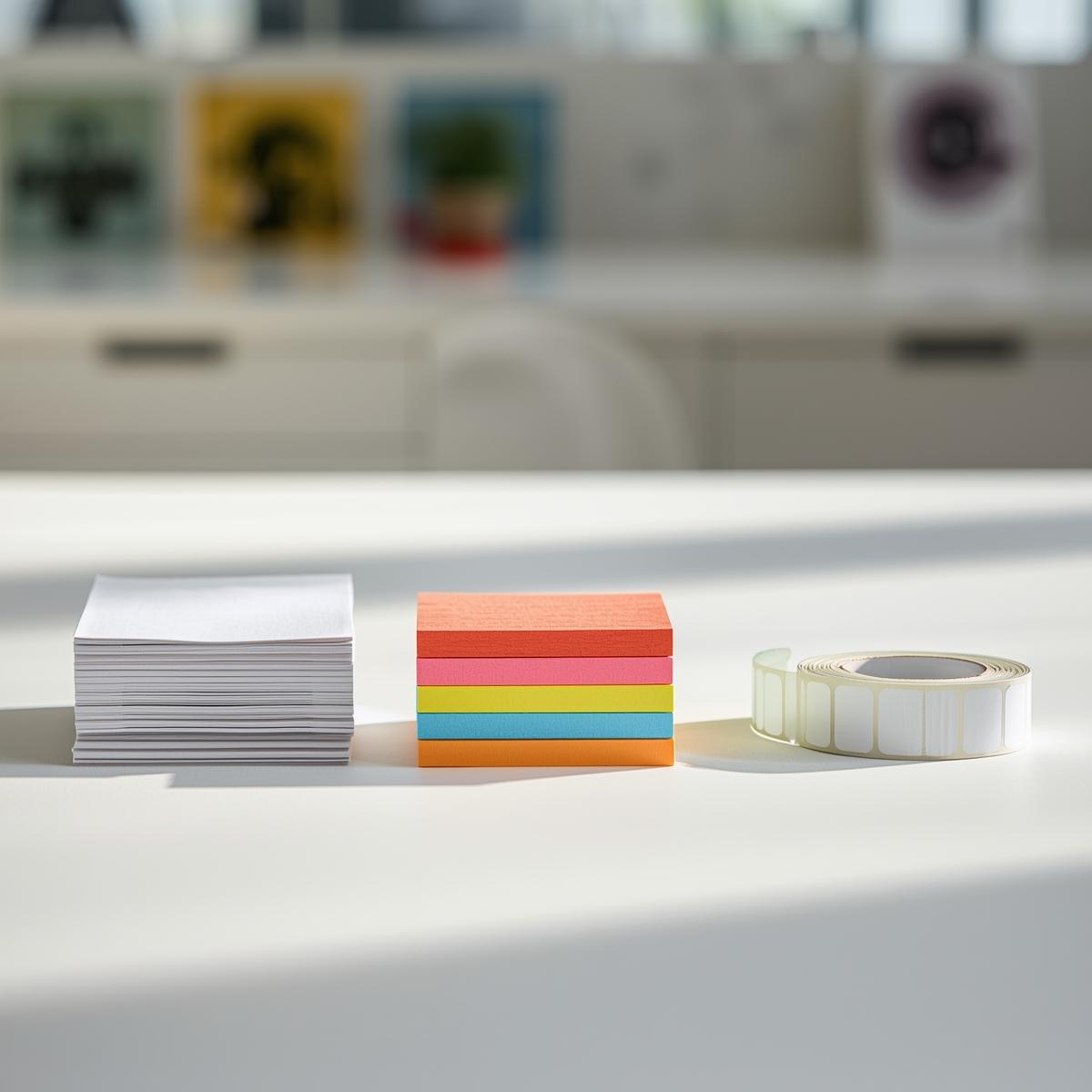 Χαρτιά, Ετικέτες, Σημειώσεις